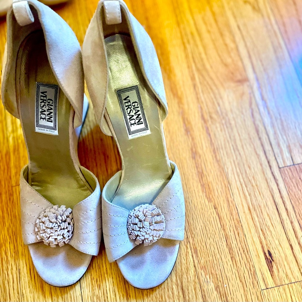 Blush Vintage Versace Heels